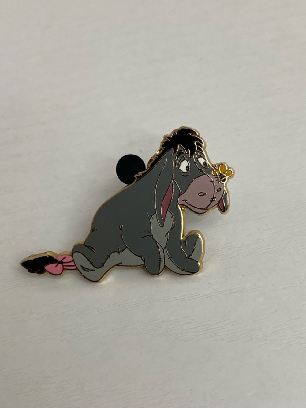 Disney Winnie The Pooh Mickey Trading Pin Eeyore Bee on Nose
